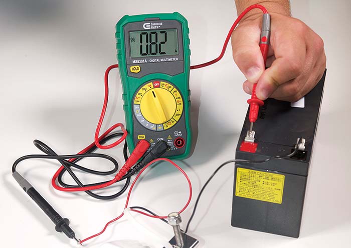 Measuring current with a multimeter