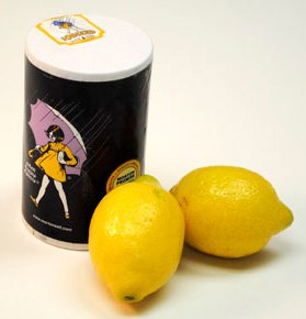 Money Saving Tip: Photo of fresh lemons and salt
