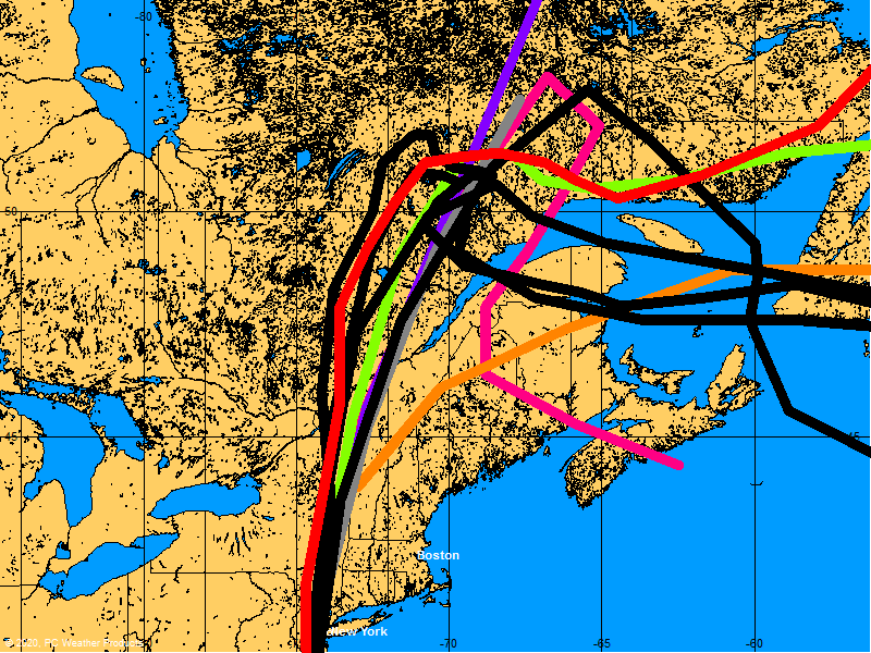 Spaghetti Model for Florence