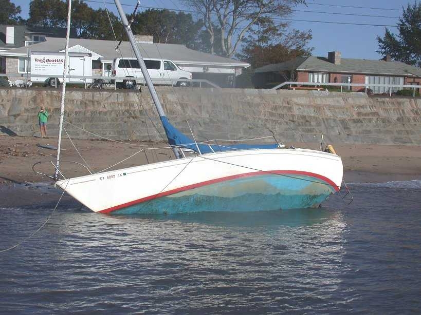 Towing vs. Salvage - Jump Start Salvage: Beached Sailboat