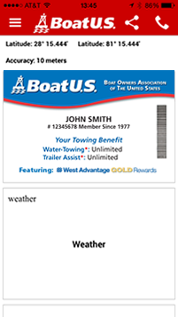 BoatUS Towing App BoatUS Towing App