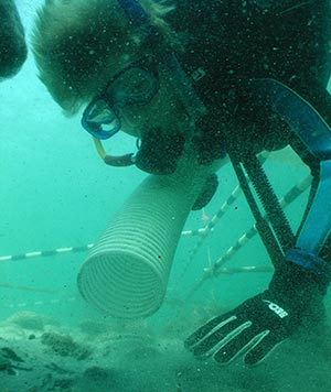 Archaelogy student excavates ship