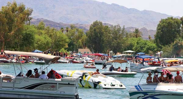 Boating on Lake Havasu in Arizona
