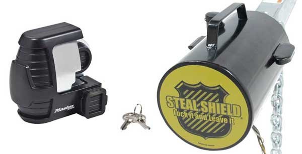 Master Lock and Steel Shield