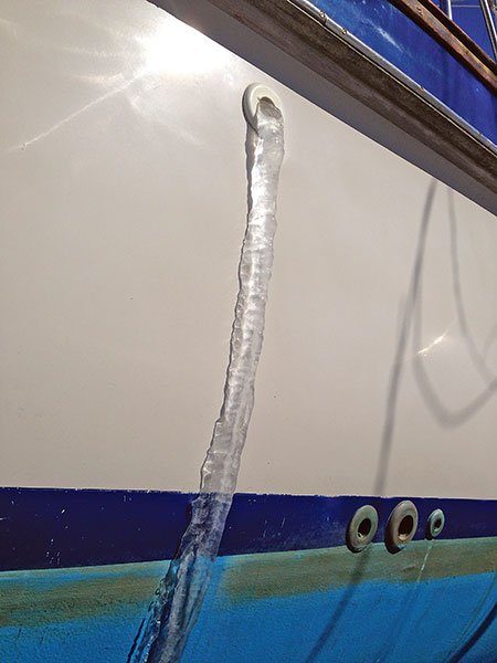 Hull Fitting Ice