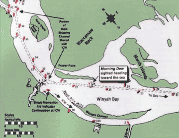 Map of Winyah Bay