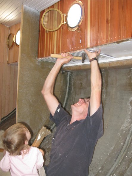 Antigone Helps Dad at the Chain Locker