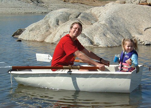 Ben Zartman with Daughter, Antigone