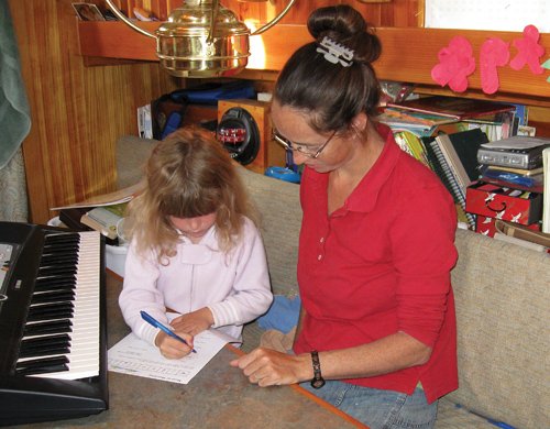 Danielle Zartman with Daughter, Antigone