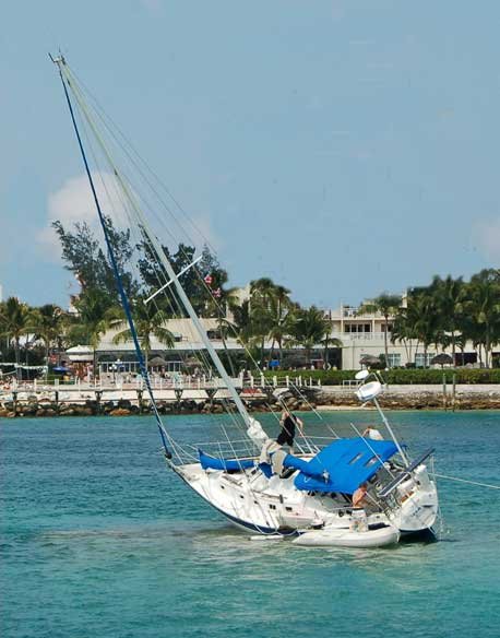 Aground on Reef