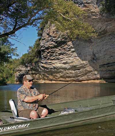 Ron Duncan Fishing the Buffalo River
