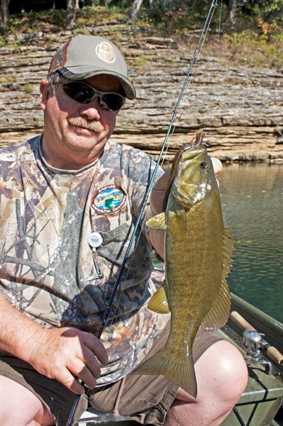 Ron Duncan Smallmouth Bass Catch