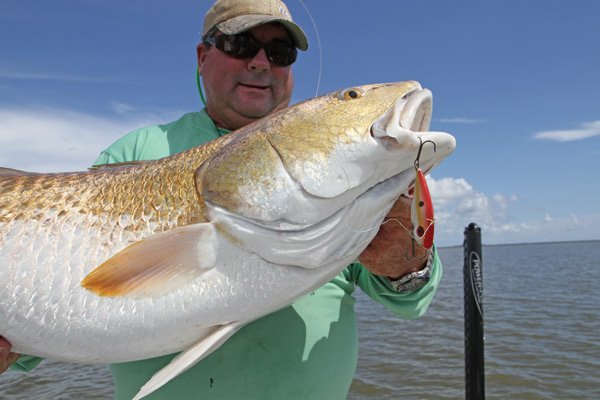 Mike Frenette and His 50 lb. Redfish