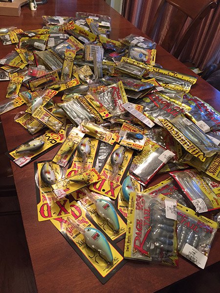 Sorted Plastic Baits