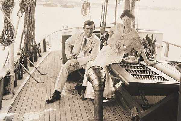 Jack London with Wife, Charmian