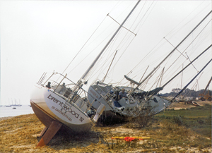 Toppled Boats