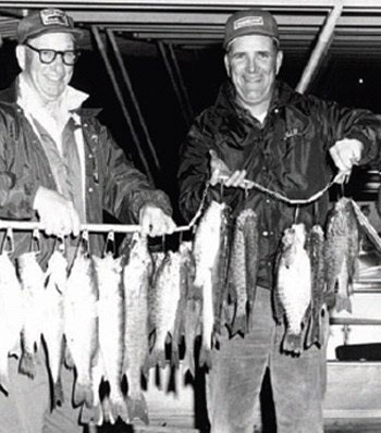 Bill Nichols with stringer of bass