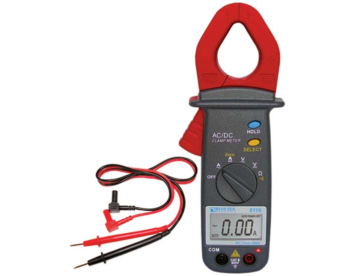 Blue Sea Systems' Mini Clamp Multimeter with True RMS