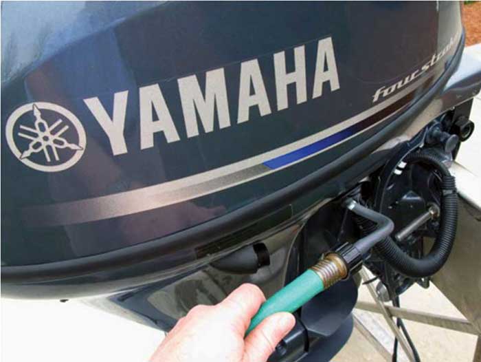 Yamaha flushing attachment