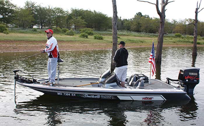 Bob Greene fishing Lake Truman