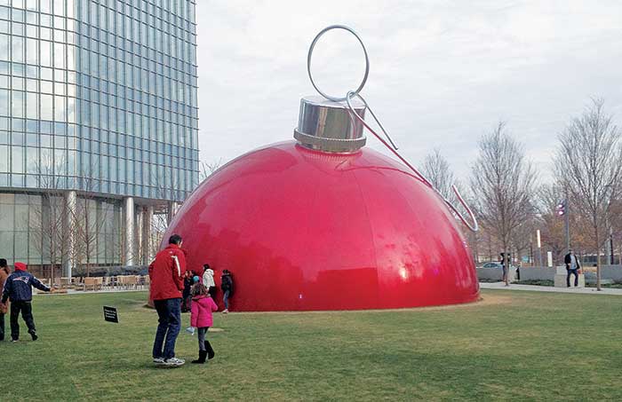 Giant Christmas ball