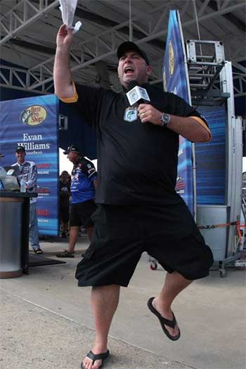 Dave Mercer at the Bassmaster Classic