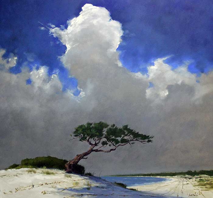Pine on Horn island painting