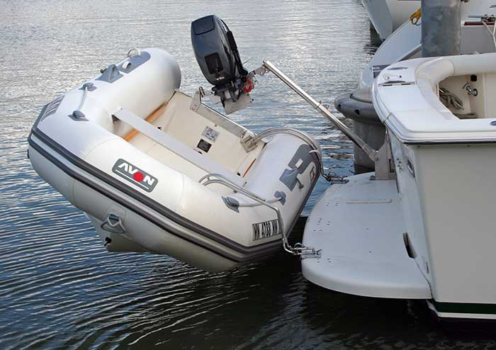 Dealing With Dinghy Davits