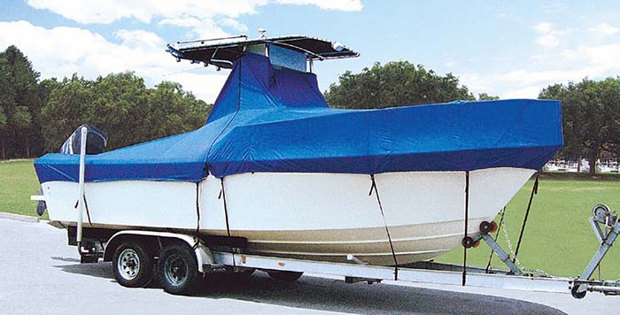 Boat cover with posts