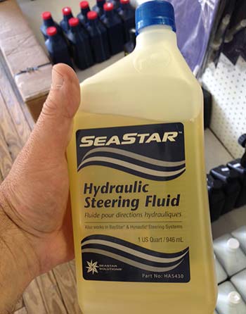 Hydraulic steering fluid