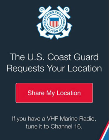 USCG i911 screenshot