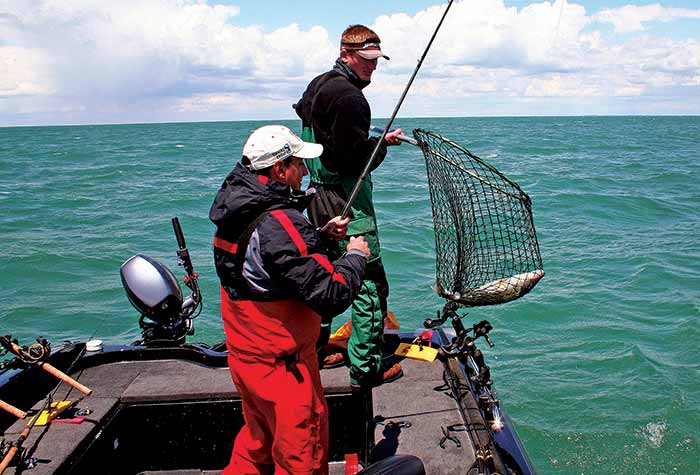 Fishing Lake Erie