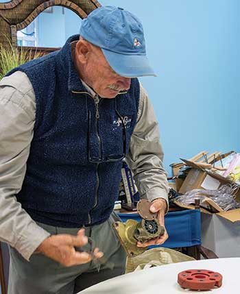 Capt. Chris demonstrates how to change an impeller