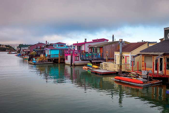 Sausalito houseboats