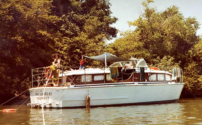 Sea Scout Ship Lorelei on the Delta in the '70s