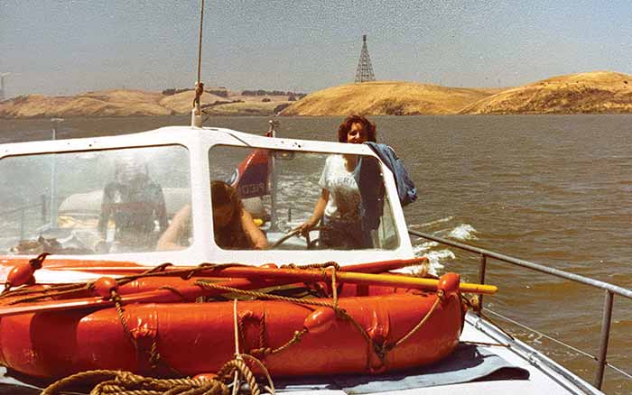 Sea Scout Ship Lorelei underway in the 1970s