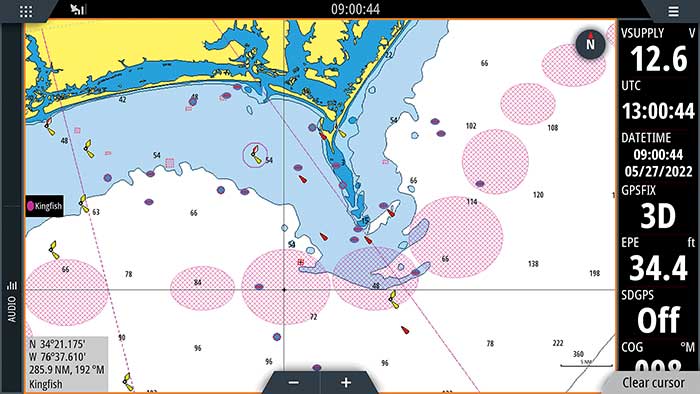 SiriusXM Fish Mapping screenshot