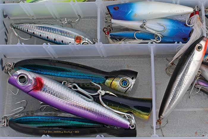 Various topwater lures
