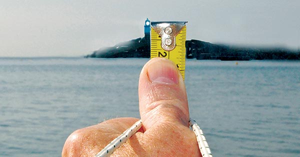 Measure Distance On Water Estimating Distance Off | Boatus