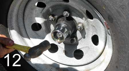 how to repack wheel bearings on a boat trailer
