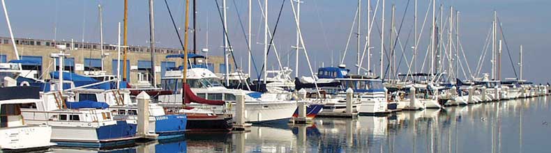 Photo of boats docked in a marina