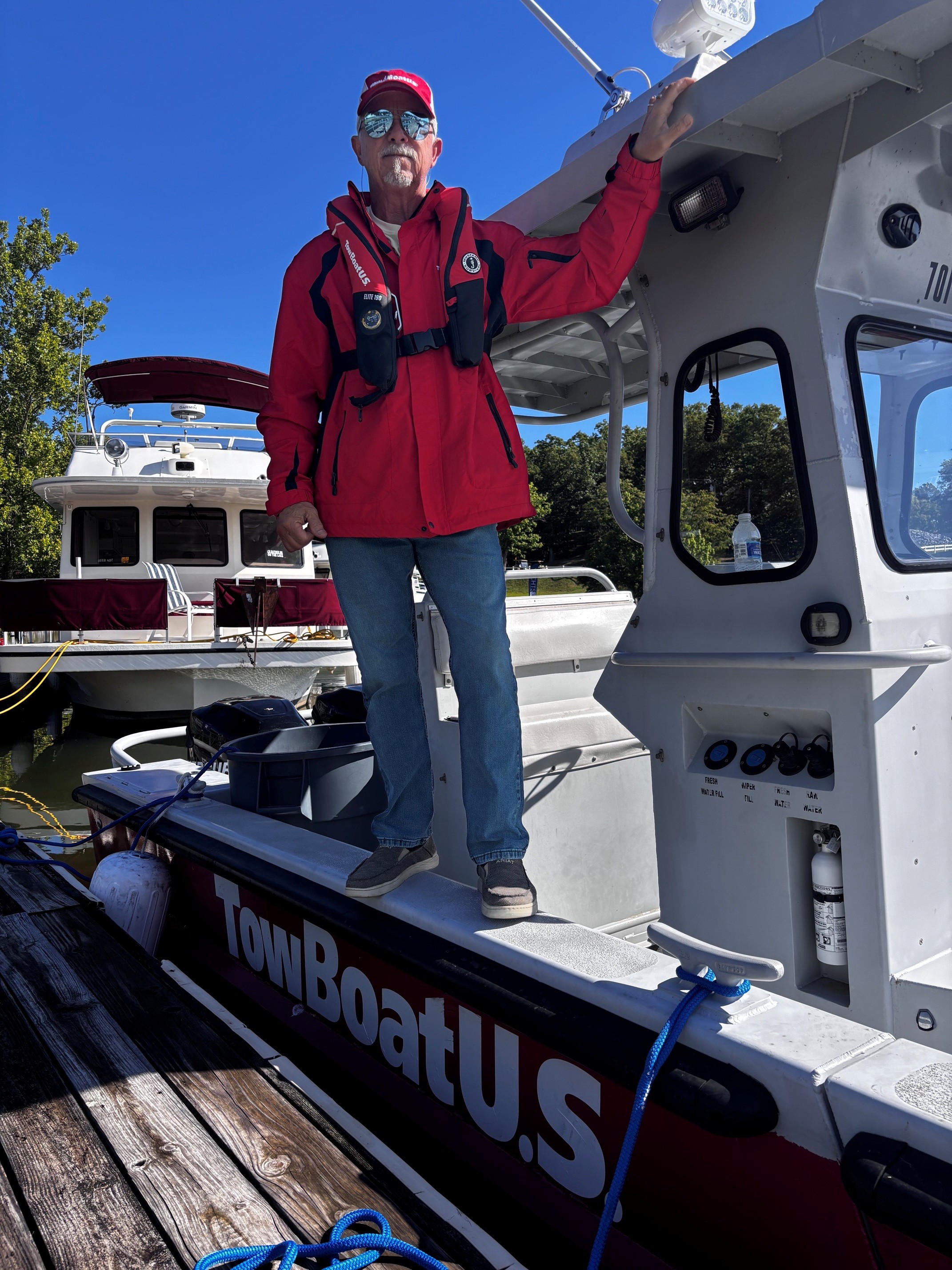 An image of David Granstaff, owner and operator of TowBoatUS Aurora 