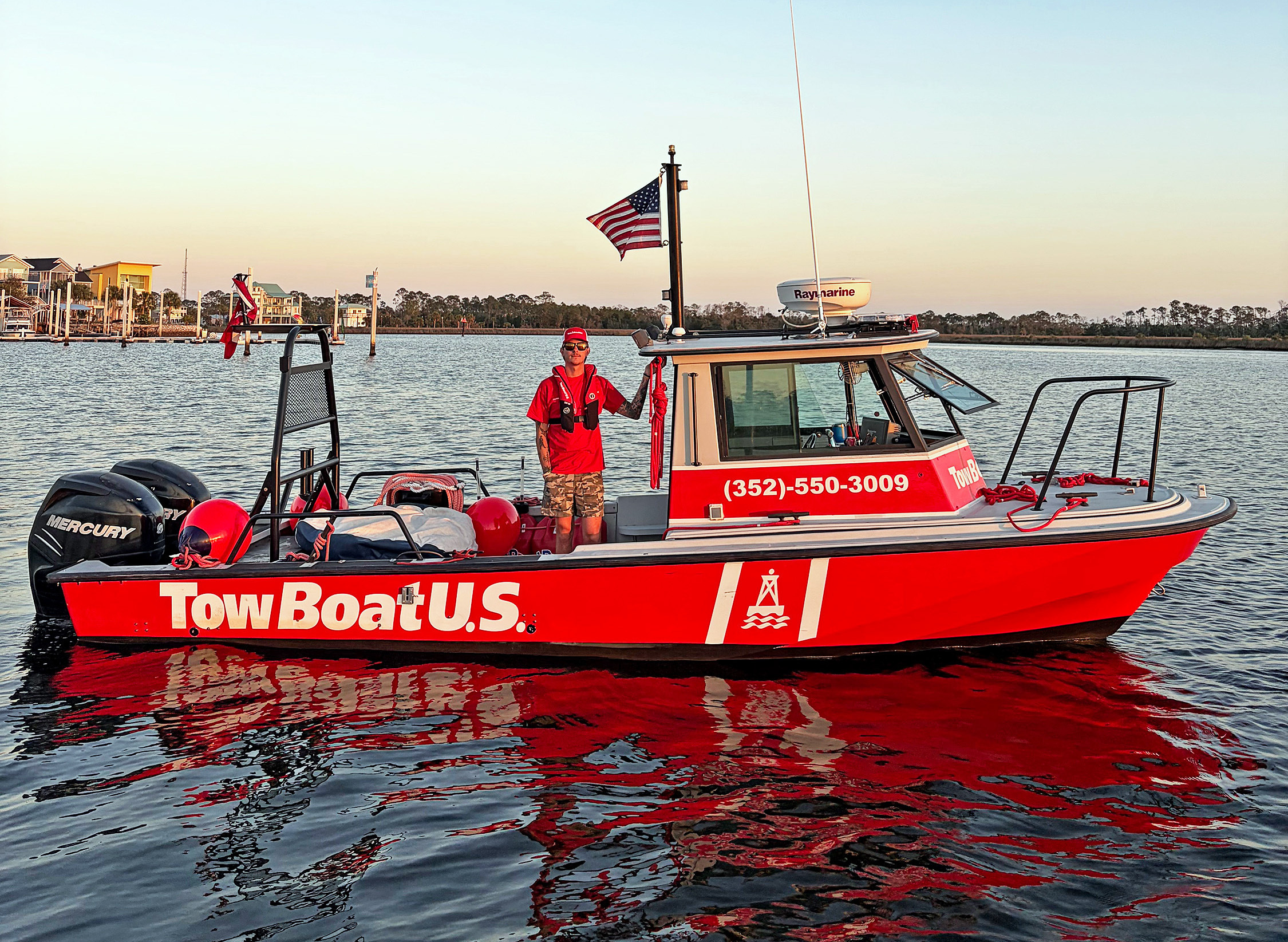 An image of Carson Mullen, Owner-Operator of TowBoatUS Steinhatchee 